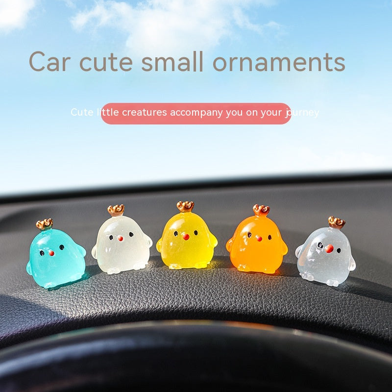 Crown Chicken Cute Gadget Car Home